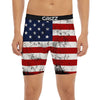 USA Flag Grunge Print Boxer Briefs-grizzshop