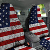 USA Flag Grunge Print Car Seat Covers-grizzshop