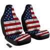 USA Flag Grunge Print Car Seat Covers-grizzshop