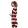 USA Flag Grunge Print Kimono-grizzshop