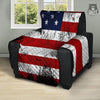 USA Flag Grunge Print Recliner Protector-grizzshop