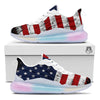 USA Flag Grunge Print Running Sneakers-grizzshop