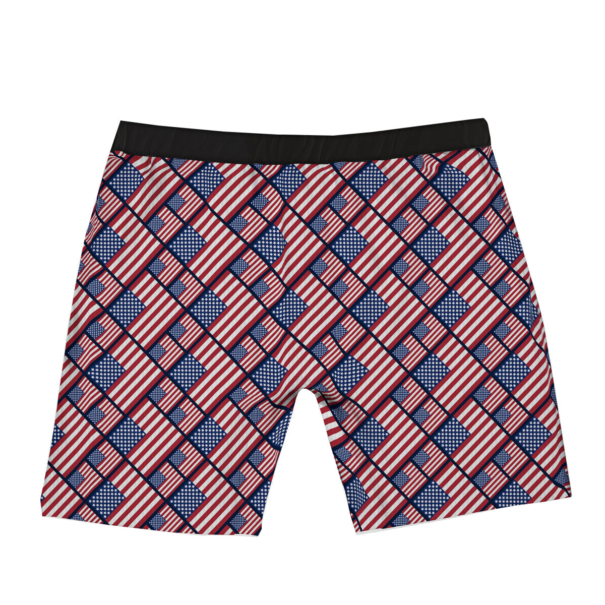 USA Flag Independence Day Print Pattern Boxer Briefs-grizzshop