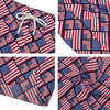 USA Flag Independence Day Print Pattern Men's Running Shorts-grizzshop