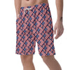 USA Flag Independence Day Print Pattern Men's Shorts-grizzshop