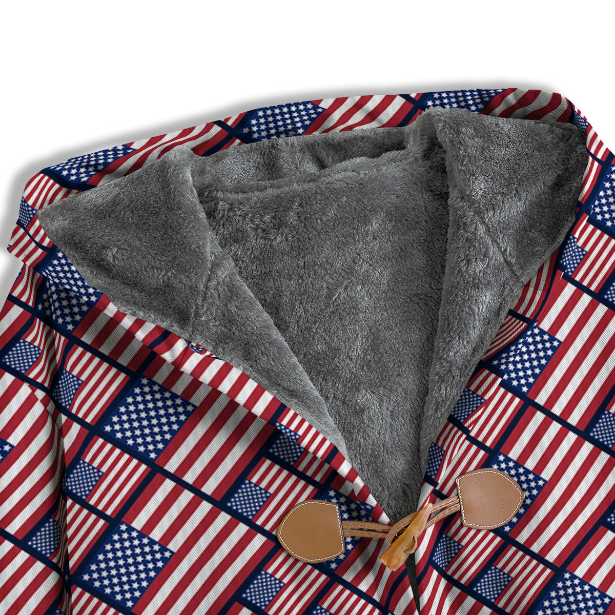 USA Flag Independence Day Print Pattern Men's Windbreaker Jacket-grizzshop