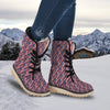 USA Flag Independence Day Print Pattern Snow Boots-grizzshop