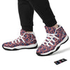 USA Flag Independence Day Print Pattern White Bball Shoes-grizzshop