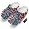 USA Flag Statue of Liberty Print Clog-grizzshop