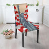 USA Flag Statue of Liberty Print Dining Chair Slipcover-grizzshop