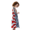 USA Flag Statue of Liberty Print Kimono-grizzshop