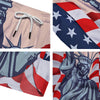 USA Flag Statue of Liberty Print Men's Running Shorts-grizzshop