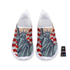 USA Flag Statue of Liberty Print Nurse Shoes-grizzshop