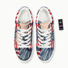 USA Flag Statue of Liberty Print Platform Shoes-grizzshop