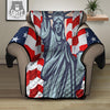 USA Flag Statue of Liberty Print Recliner Protector-grizzshop