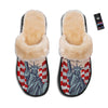 USA Flag Statue of Liberty Print Slippers-grizzshop