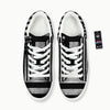 USA Flag White And Black Print Platform Shoes-grizzshop