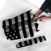 USA Flag White And Black Print Umbrella-grizzshop