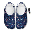 USA Star 4th of July Print Pattern Clog-grizzshop