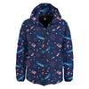 USA Star 4th of July Print Pattern Down Jacket-grizzshop