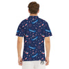 USA Star 4th of July Print Pattern Men's Golf Shirts-grizzshop