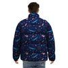 USA Star 4th of July Print Pattern Puffer Jacket-grizzshop