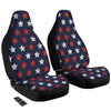 USA Star Blue And Red Print Pattern Car Seat Covers-grizzshop