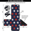 USA Star Blue And Red Print Pattern Recliner Protector-grizzshop