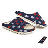 USA Star Blue And Red Print Pattern Sandals-grizzshop