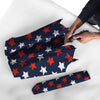 USA Star Blue And Red Print Pattern Umbrella-grizzshop