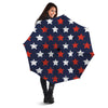 USA Star Blue And Red Print Pattern Umbrella-grizzshop