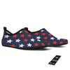 USA Star Blue And Red Print Pattern Water Shoes-grizzshop