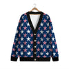 USA Star Fourth of July Print Pattern Cardigan-grizzshop