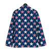 USA Star Fourth of July Print Pattern Men's Sport Coat-grizzshop