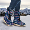 USA Star Fourth of July Print Pattern Snow Boots-grizzshop