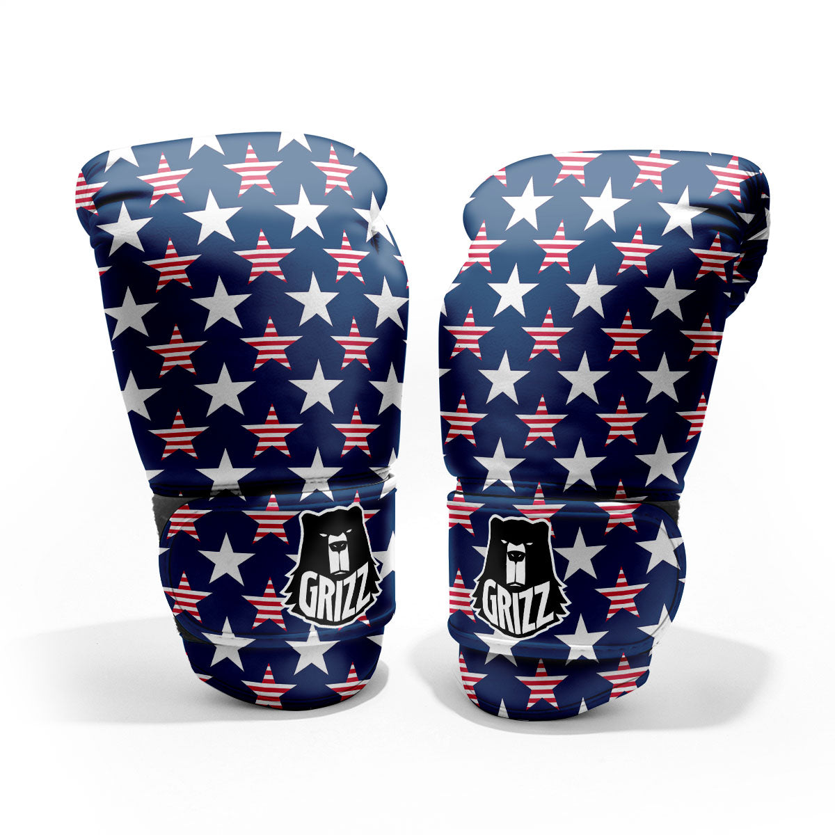 USA Star Fourth of July Print Pattern Pro Boxing Glove