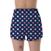 USA Star Fourth of July Print Pattern Women's Shorts-grizzshop