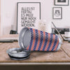 USA Star Red Striped Print Pattern Tumbler-grizzshop