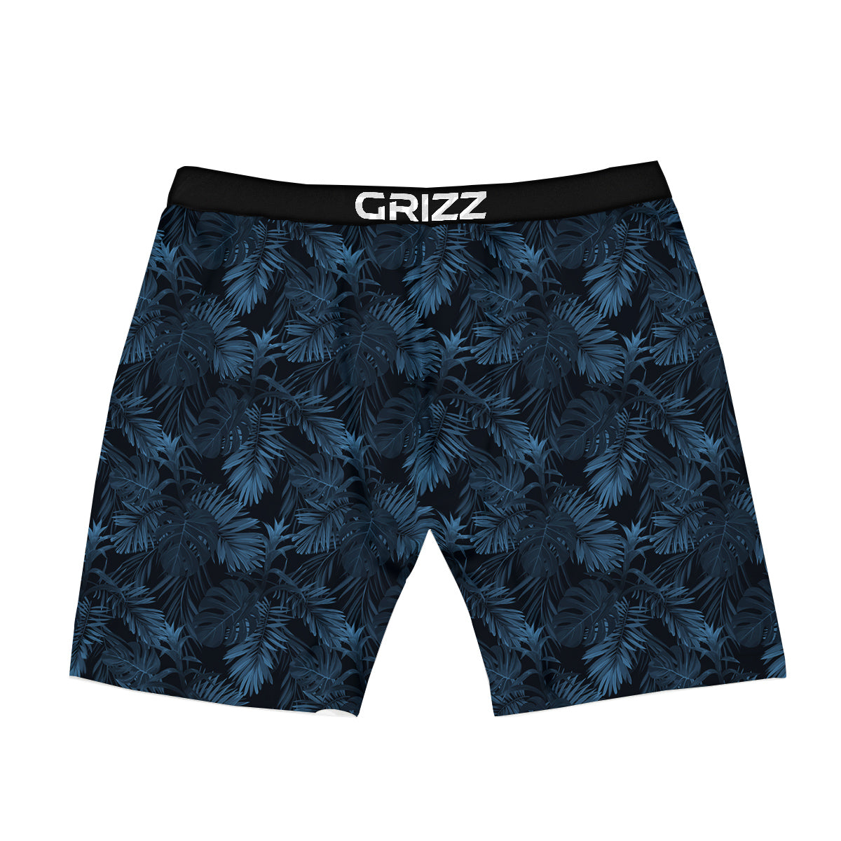 USA Star White And Blue Print Pattern Boxer Briefs-grizzshop