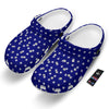 USA Star White And Blue Print Pattern Clog-grizzshop