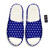 USA Star White And Blue Print Pattern Sandals-grizzshop