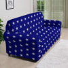 USA Star White And Blue Print Pattern Sofa Cover-grizzshop