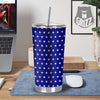 USA Star White And Blue Print Pattern Tumbler-grizzshop