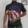 USA Eagle Patriotic Print Untucked Shirts-grizzshop