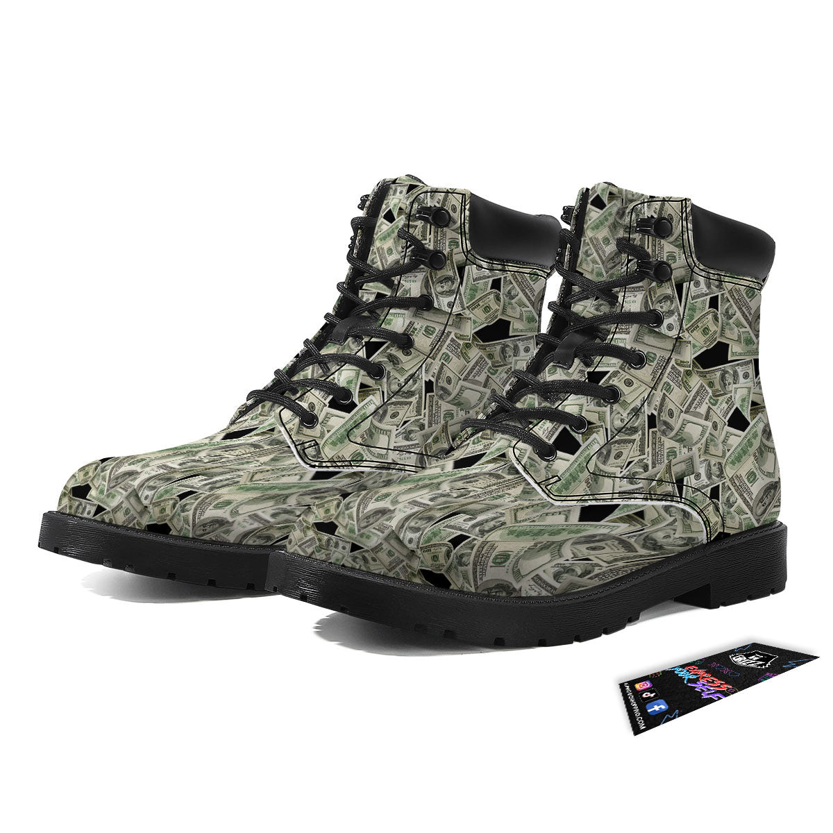 USD Flying Print Boots-grizzshop