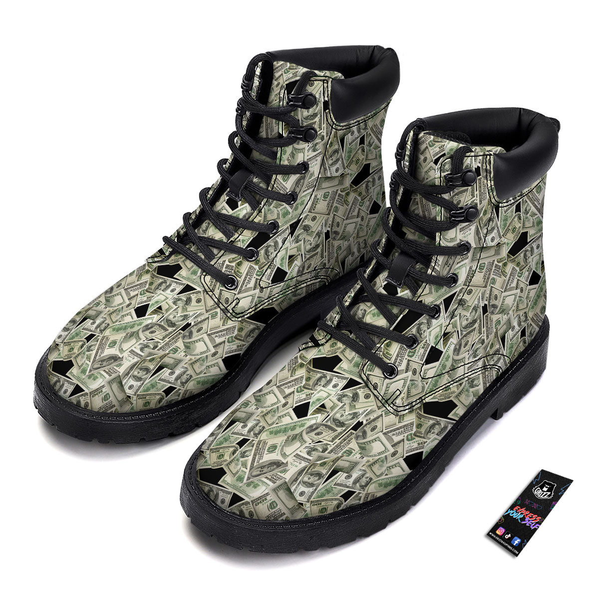 USD Flying Print Boots-grizzshop