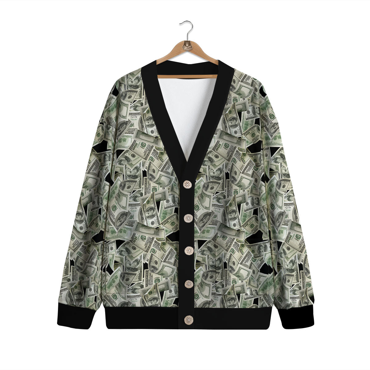 USD Flying Print Cardigan-grizzshop
