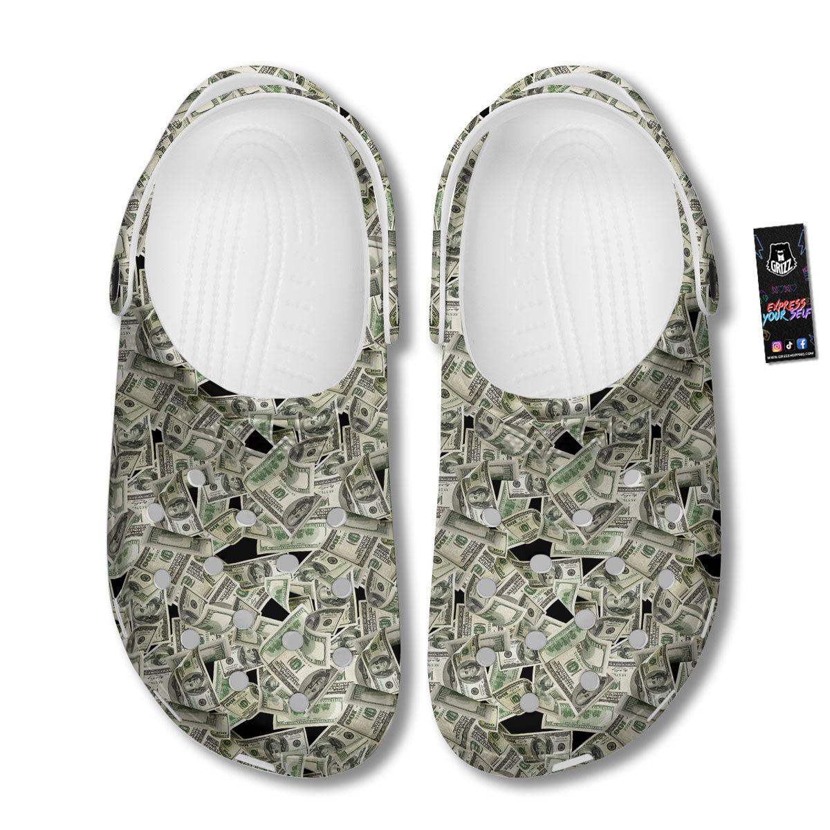 USD Flying Print Clog-grizzshop