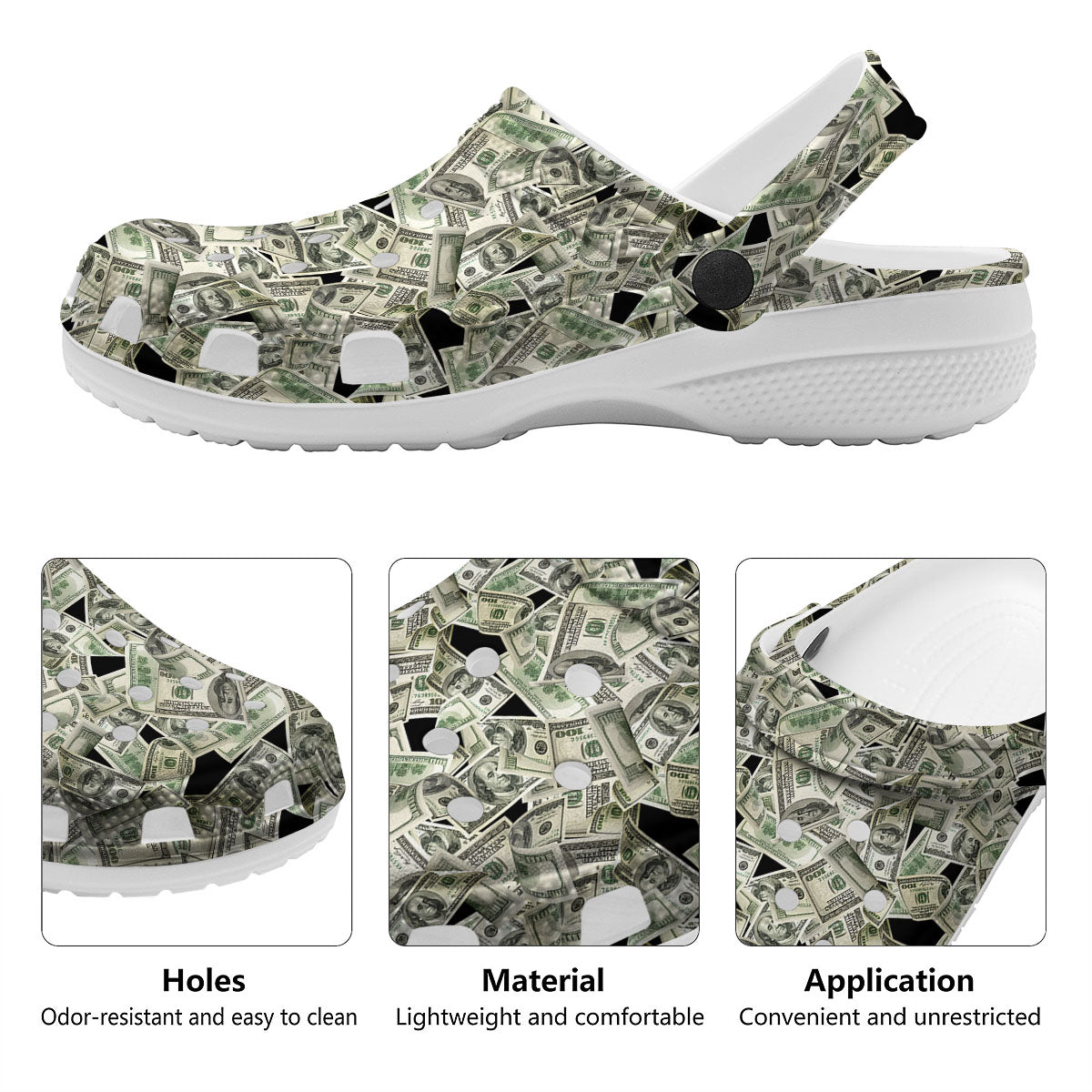 USD Flying Print Clog-grizzshop