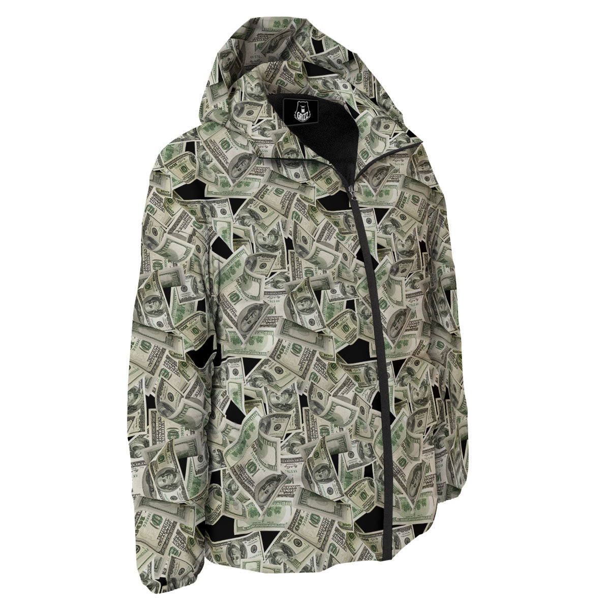 USD Flying Print Down Jacket-grizzshop